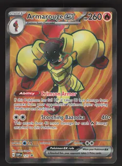 Armarouge ex 125 Pokemon TCG SV: Scarlet & Violet Promo Cards NM - Image 1