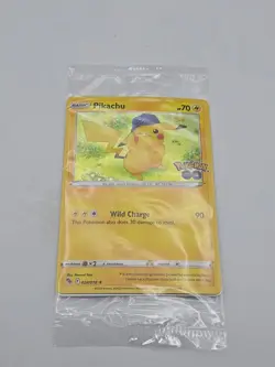 Pokemon/Pokemon GO Prerelease Pikachu Holo Foil Promo Card #028/078 Sealed - Image 1