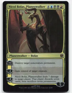Nicol Bolas, Planeswalker *Foil* DDH 42 NM - Image 1