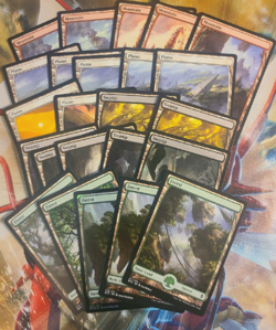 Magic The Gathering 150 Foil Lands Bundle Basic, Dual, and Full Art! - Image 4