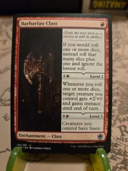 MTG Barbarian Class Adventures in the Forgotten Realms Regular Uncommon NM - Image 1