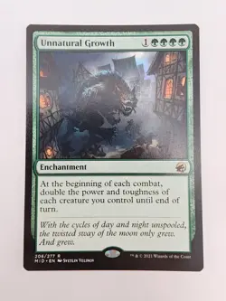 Unnatural Growth Innistrad: Midnight Hunt • Regular MTG - Image 1