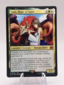 Yuna, Hope of Spira 0250 Final Fantasy FIN MTG NM - Image 1