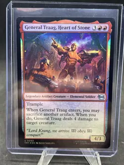 General Traag, Heart Of Stone - 90 - MTG: Teenage Mutant Ninja Turtles - Foil - Image 1