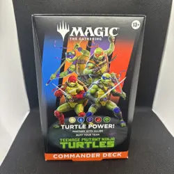 MtG Commander Deck "Turtle Power" Teenage Mutant Ninja Turtles Sealed Deck - Image 1