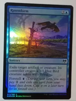 Ravenform x1 foil Kaldheim KHM MTG Magic the Gathering - Image 1
