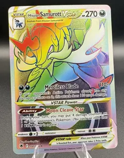 Hisuian Samurott VSTAR 197/189 Astral Radiance Secret Rare Holo Pokemon TCG NM/M - Image 1
