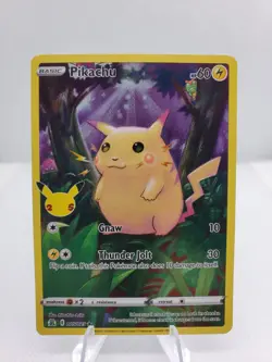 Pikachu Holo Rare Celebrations Card #005/025 Pokemon TCG - Image 1