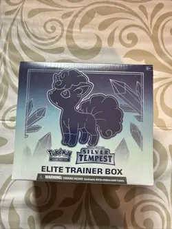 Pokemon Sword & Shield Silver Tempest Elite Trainer Box - Sealed - Image 1
