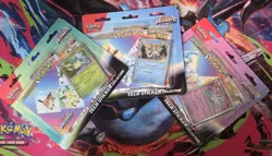 Pokemon TCG Prismatic Evolutions Tech Sticker Collection Set Lot Of 3 Sealed New - Image 1