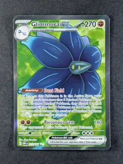 2023 Pokemon GLIMMORA EX #213/197 Obsidian Flames Ultra Rare English - Image 1