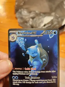 🔥Pokemon TCG Blastoise ex 200/165 Scarlet & Violet 151 Holo MINT PACK FRESH 🔥 - Image 2
