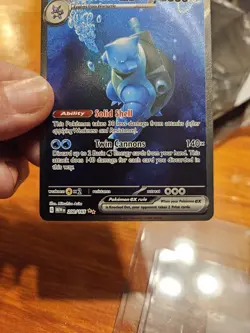 🔥Pokemon TCG Blastoise ex 200/165 Scarlet & Violet 151 Holo MINT PACK FRESH 🔥 - Image 3