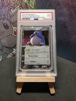 Pokemon Rocket's Snorlax ex EX Team Rocket Returns Holo Ultra Rare #104 PSA 9 - Image 1