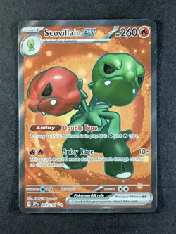 2024 Pokemon SCOVILLAIN EX #216/191 Surging Sparks Ultra Rare English - Image 1