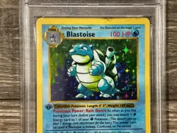 Pokemon Blastoise 002/102 Base Set 1st Edition Holo PSA Authentic Altered - Image 3
