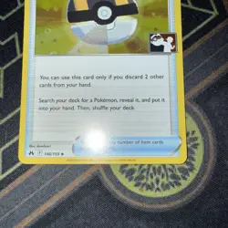 SWIRL Ultra Ball 146/159 Play! Prize Pack Series 4 Promo Cosmos Holo Pokemon NM - Image 3