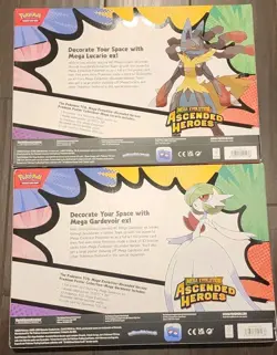 🔥Set of 2 SEALED Pokemon Ascended Heroes Premium Poster Collection In Hand🔥 - Image 2