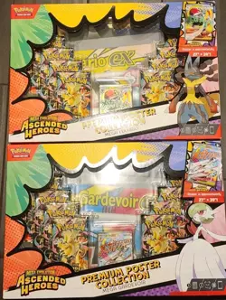 🔥Set of 2 SEALED Pokemon Ascended Heroes Premium Poster Collection In Hand🔥 - Image 3