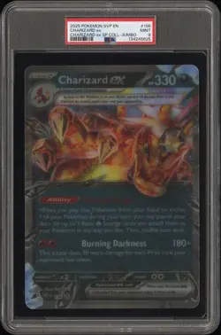 2025 POKEMON SVP PROMO SPECIAL COLLECTION-JUMBO #196 CHARIZARD EX PSA 9 - Image 1