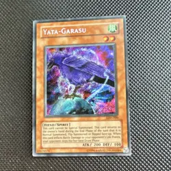 Yu-Gi-Oh! Yata-Garasu Legacy of Darkness Secret Rare LOD-000 Konami Unlim - Image 1