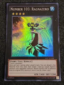 Yugioh Number 103: Ragnazero AP07-EN009 Super Rare NM - Image 1