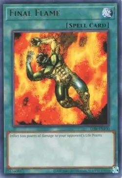 Final Flame - LOB-EN100 - Rare - Unlimited 25th Anniversary Edition - Near Mint - Image 1