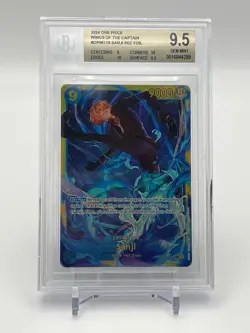2024 ONE PIECE WINGS OF THE CAPTAIN #OP06119 SANJI SEC FOIL BGS 9.5 - Image 1