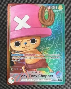 Tony Tony Chopper Alt Art Leader OP08-001 One Piece - Image 1