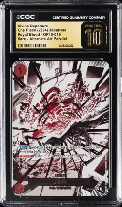 2024 ONE PIECE JAPANESE ROYAL BLOOD ALT ART DIVINE DEPARTURE CGC 10 PRISTINE - Image 1