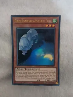 Ghost Mourner & Moonlit Chill RA02-EN015 Ultra Rare 1st Edition YuGiOh Card - Image 1