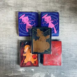 5 Packs Of Unused Pokemon Card Sleeves 65 Per Pack - Image 1
