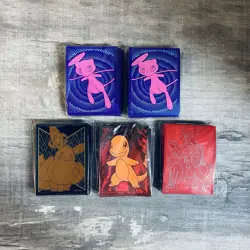 5 Packs Of Unused Pokemon Card Sleeves 65 Per Pack - Image 2