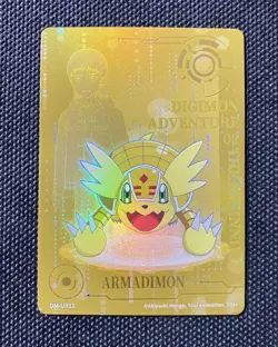 Card Fun Digimon The Beginning 02 #DM-UR11 Armadimon J12 NU69 - Image 1