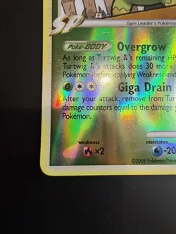 Pokemon TGC 2009 Platinum Rising Rivals Turtwig GL 85/111 Reverse Holo Card LP - Image 4