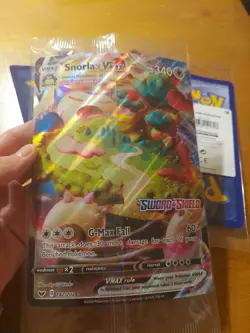 LOT 4 Pokemon Snorlax VMax Promo Card Sword Shield Gigantamax 142/202 NEW SEALED - Image 4