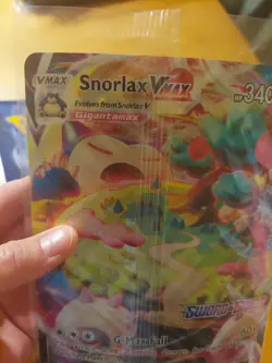 LOT 4 Pokemon Snorlax VMax Promo Card Sword Shield Gigantamax 142/202 NEW SEALED - Image 5