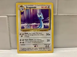 Dragonair 18/102 Base Set Rare Vintage English Pokemon Card - Image 1