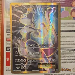 Mewtwo EX Full Art 103/108 Evolutions Ultra Rare Holo 180 HP Pokemon Card - Image 1