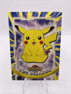 Pikachu #25 Pokemon Topps Card Red Label - LP Condition - Image 1