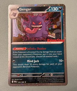 Pokemon TCG Gengar 050/088 Stamped Gamestop Promo Card Perfect Order - Image 1