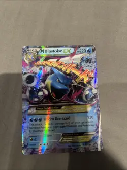 Pokemon TCG Mega M Blastoise EX Holo Card 30/146 Ultra Rare 2016 XY Game Set - Image 1