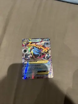 Pokemon TCG Mega M Blastoise EX Holo Card 30/146 Ultra Rare 2016 XY Game Set - Image 2