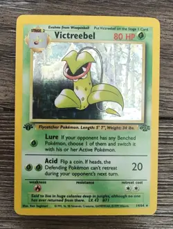 Jungle Victreebel 1st Edition 14/64 Holo Rare Pokemon Card - Image 1