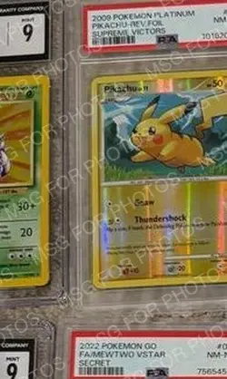 Pikachu #120 Platinum Supreme Victors PSA 9 Pokemon Card - Image 1