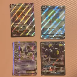 Pokemon TCG Holo GX Card Lot - Mewtwo, Gardevoir, Umbreon, Hoopa - 4 Cards - Image 1