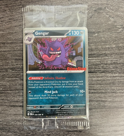 Pokemon TCG Gengar Promo Card POR 050/088 GAMESTOP STAMP Factory Sealed - Image 1