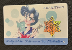 Sailor Moon Vintage Japanese Nakayoshi Sailor mercury Ami Mizuno Card - Image 1