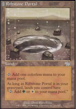 Riftstone Portal -Foil Medium Play MTG Judgment - Image 1
