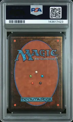 1993 MAGIC: THE GATHERING LIMITED EDITION ALPHA BLUE WARD PSA 6 - Image 2